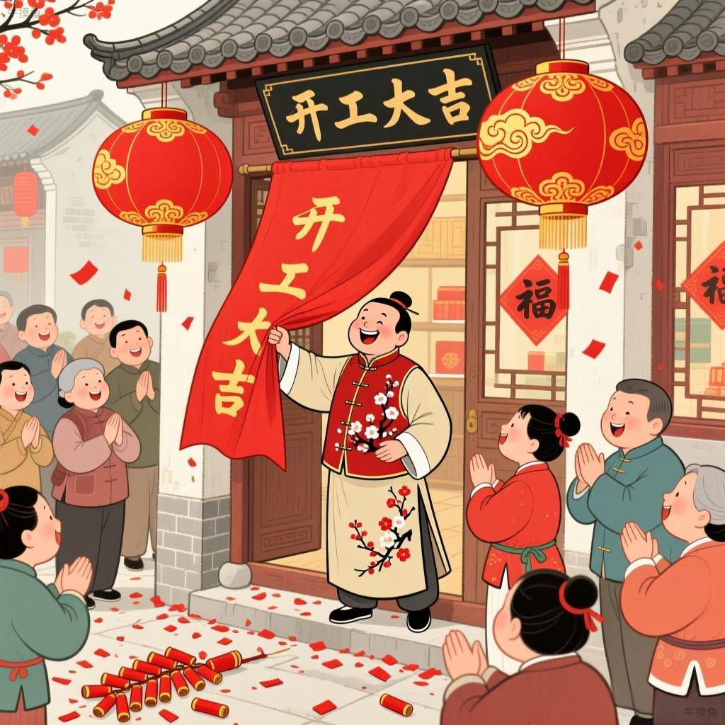 正月初八发发发 开工大吉
